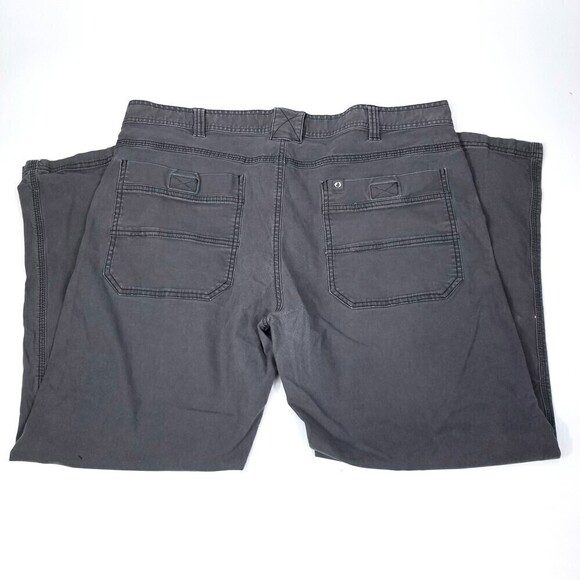 American Outdoorsman Straight Cotton Canvas Twill Cargo Pant 38x30 Gray Gorpcore - Picture 2 of 5